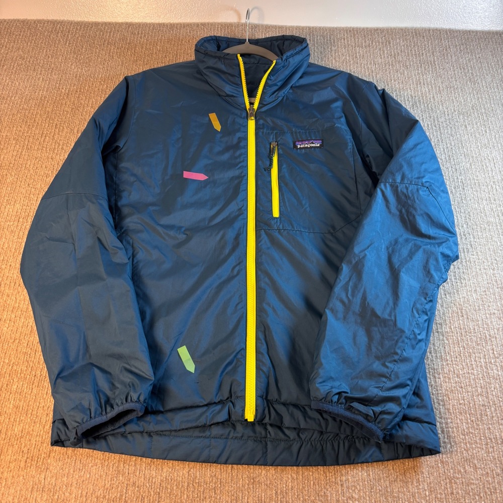 Patagonia 3-in-1 Snowshot Blue Green Puff Liner Men's Size Small 31660